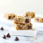 Homemade Oatmeal Peanut Butter Cookie Bars photo