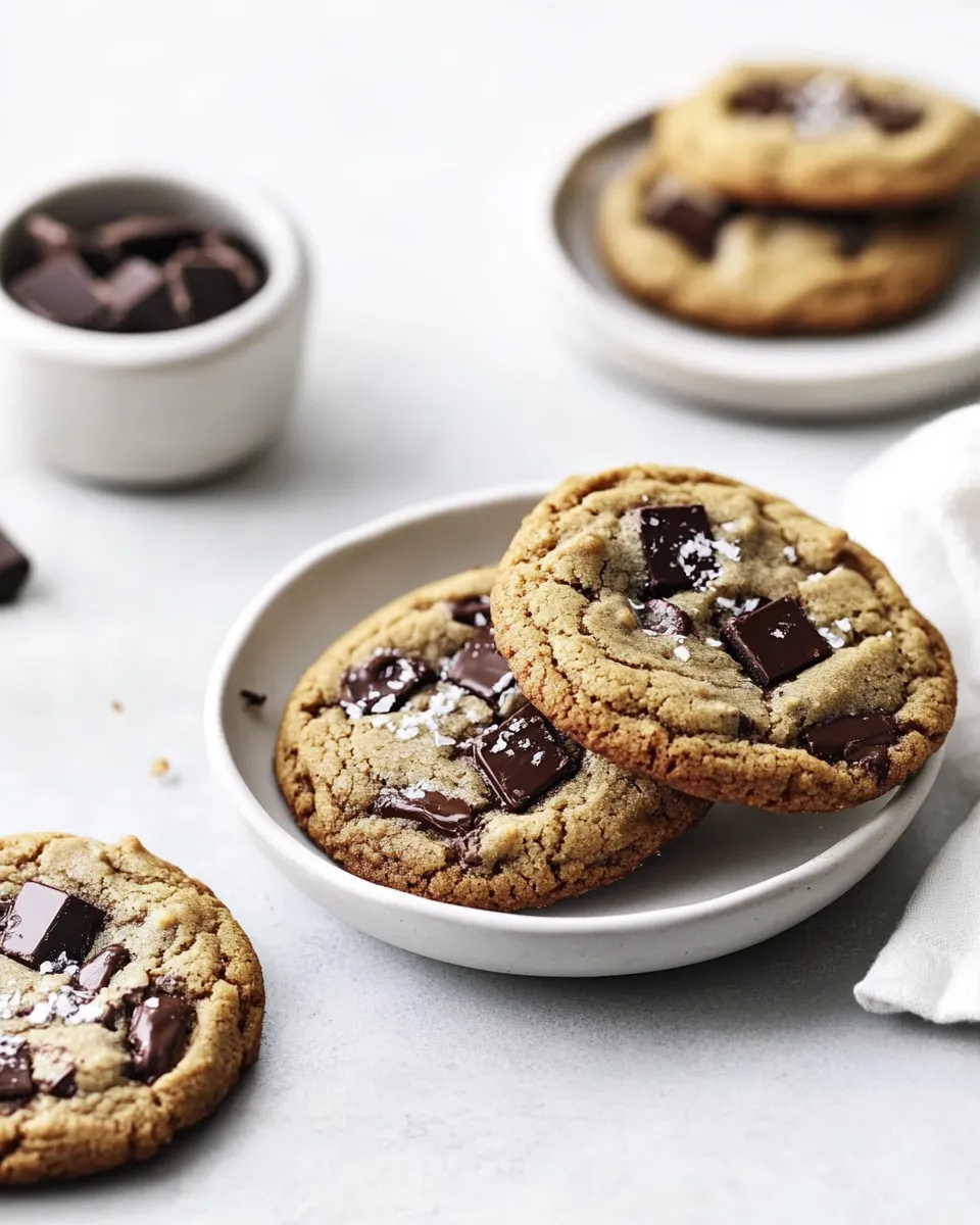 Delicious Olive Oil Chocolate Chunk Cookies shot