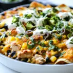 Homemade One-Pan Chicken Tortilla Bake photo
