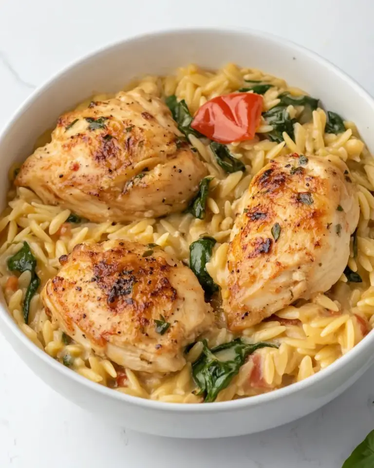 Homemade One-Pot Lemon Chicken and Orzo photo
