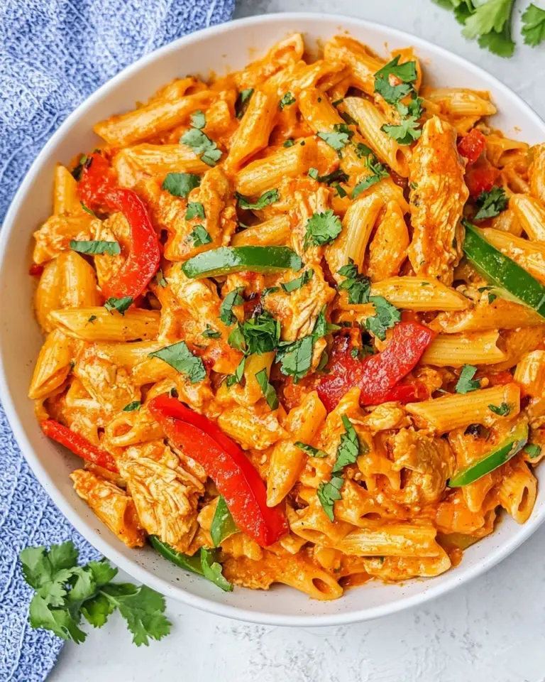 Homemade One Pot Chicken Fajita Pasta photo