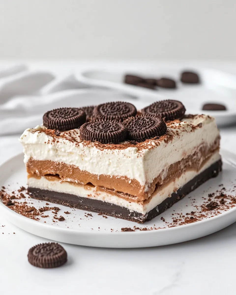 Homemade Oreo Lasagna Recipe photo