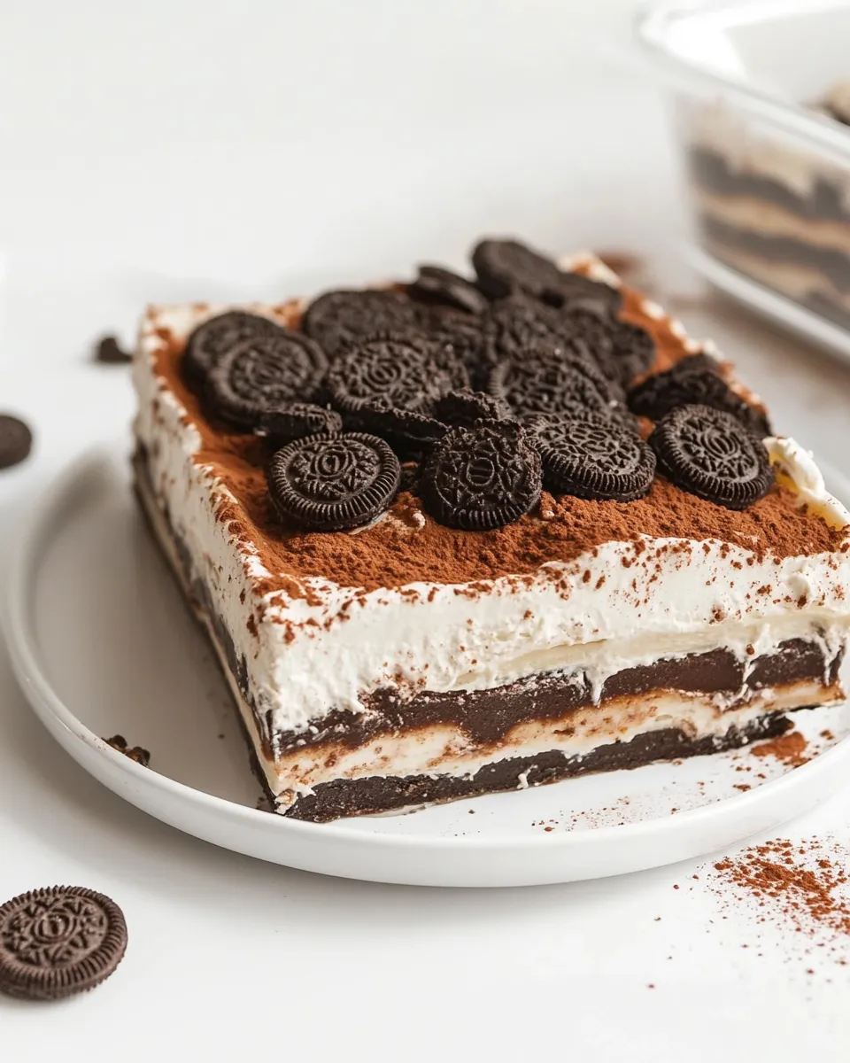 Easy Oreo Lasagna Recipe recipe photo
