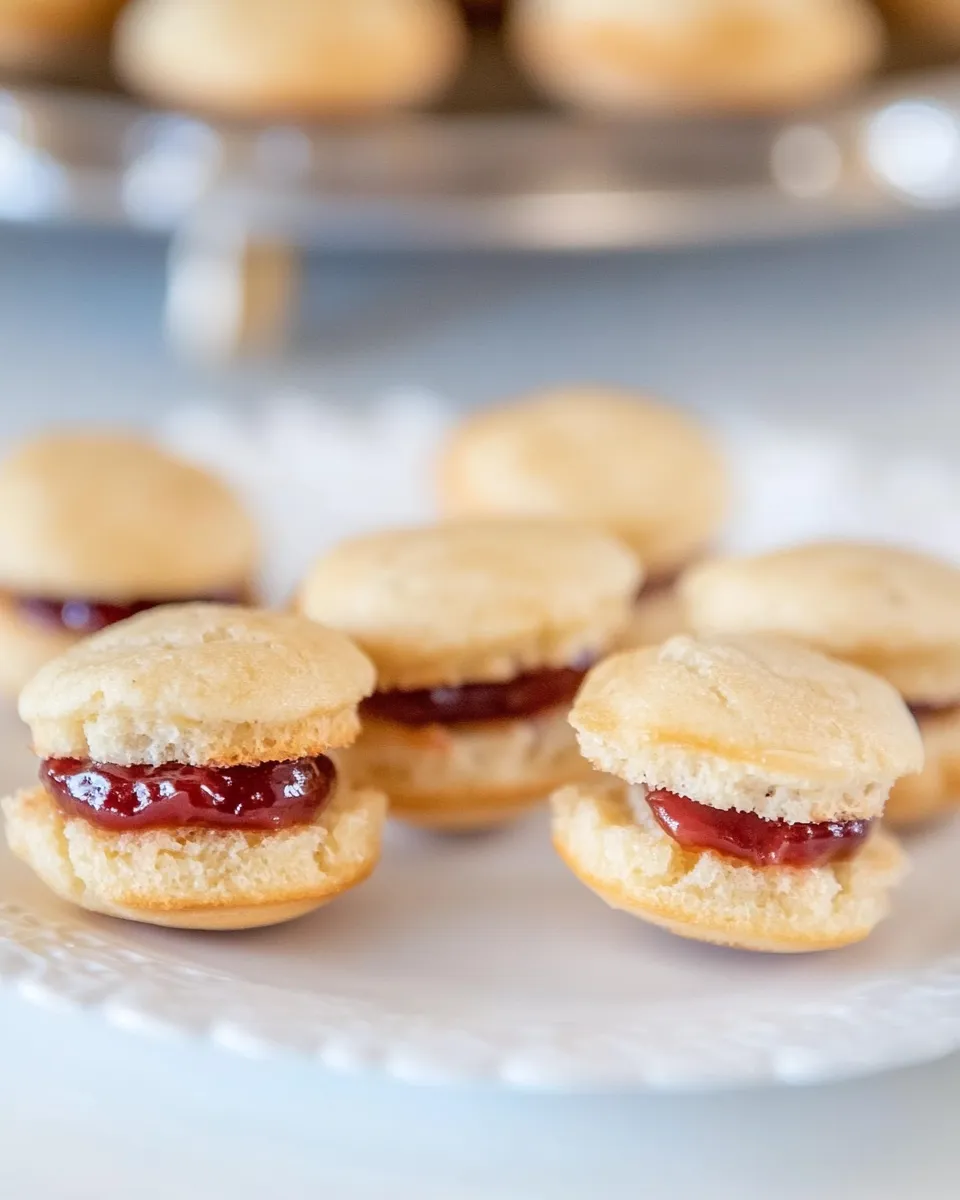 Classic PB&J Mini Muffin Sandwiches image