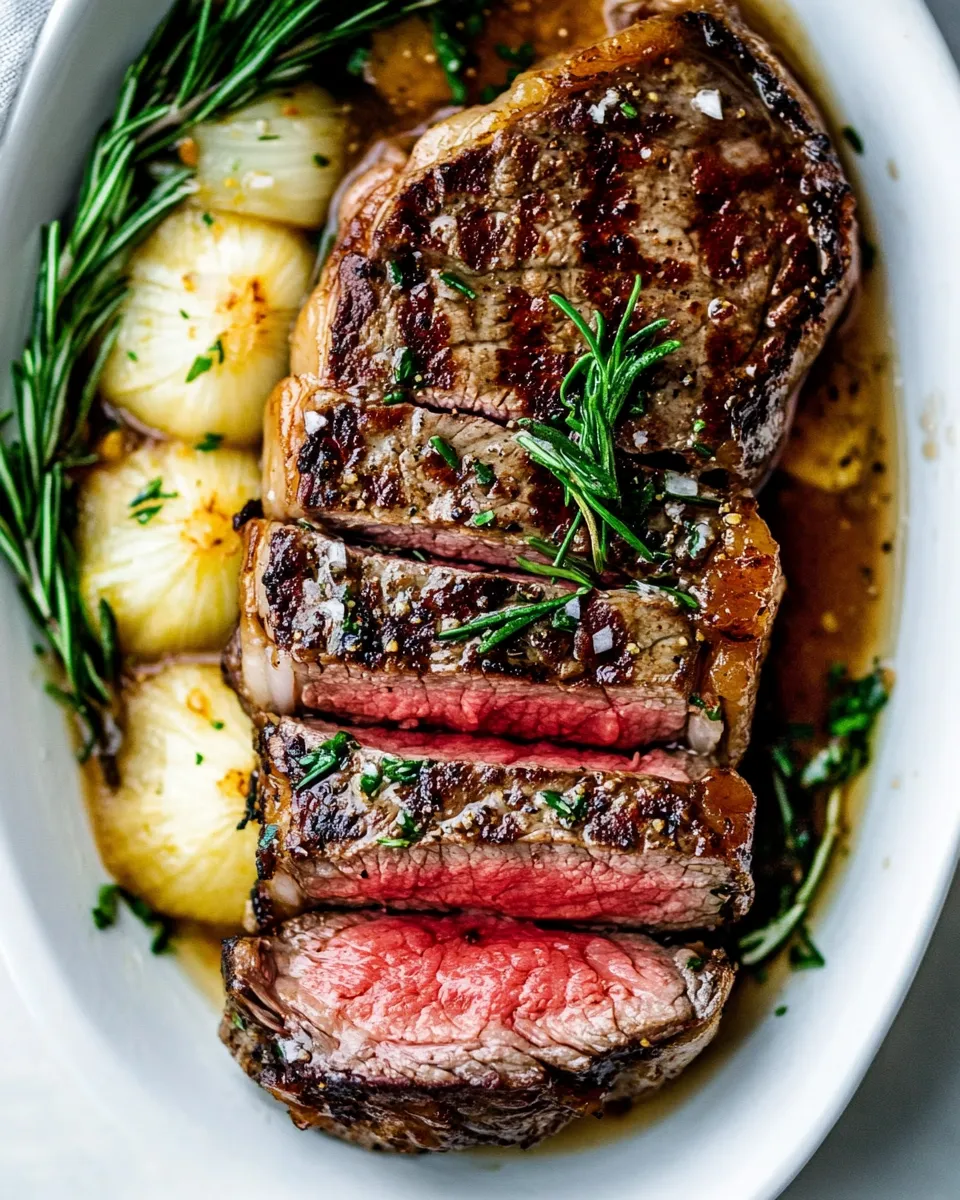 Delicious Pan Fried Ribeye dish photo