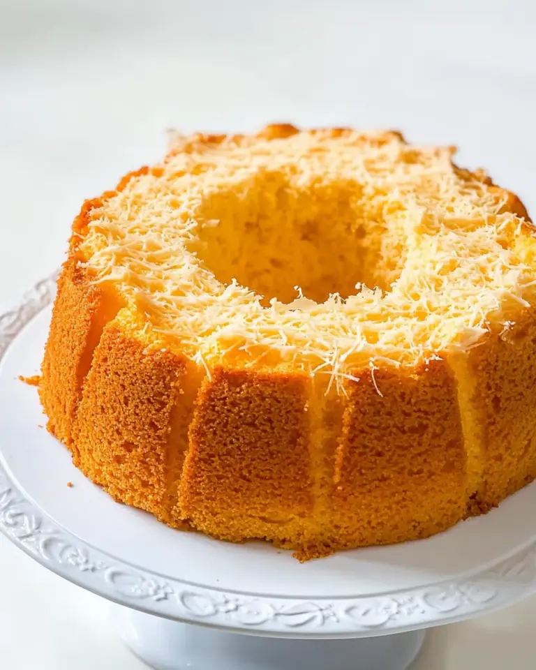 Homemade Parmesan Chiffon Cake photo