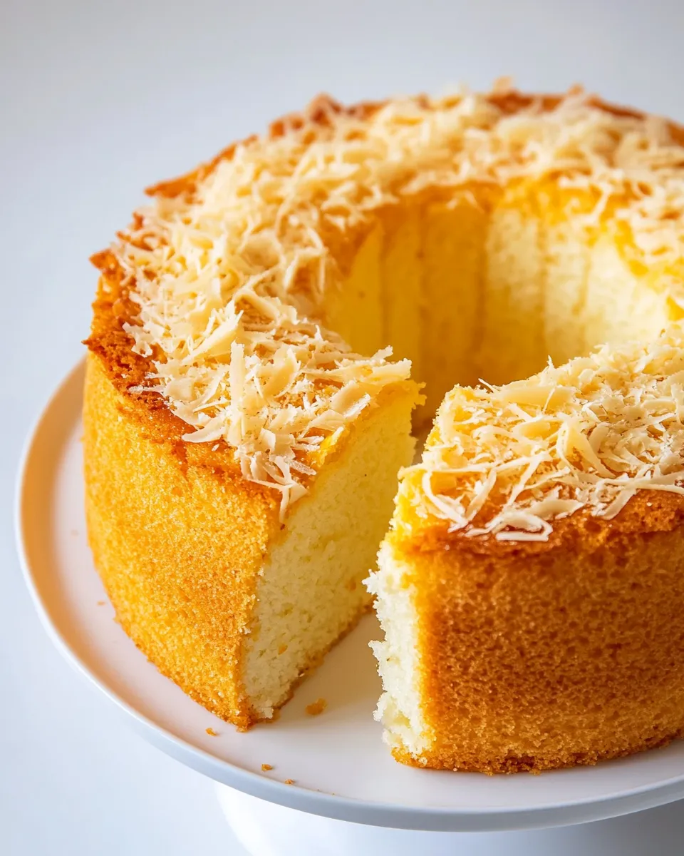 Easy Parmesan Chiffon Cake recipe photo