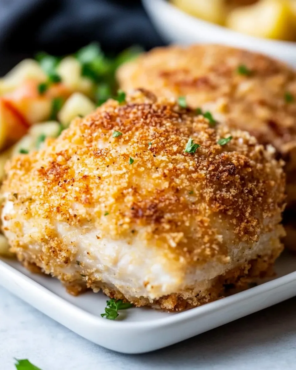 Classic Parmesan Crusted Air Fryer Chicken Thighs image