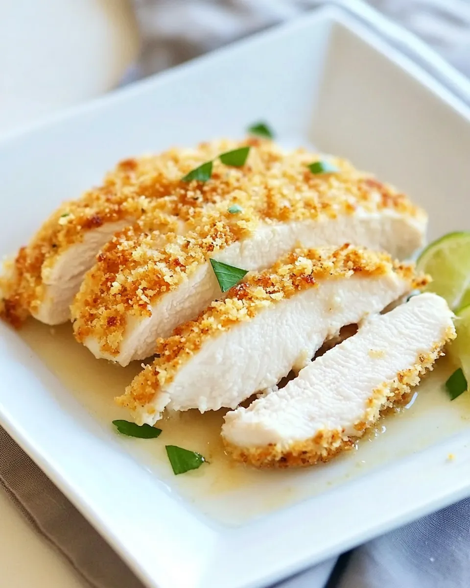 Classic Parmesan Crusted Chicken Recipe image