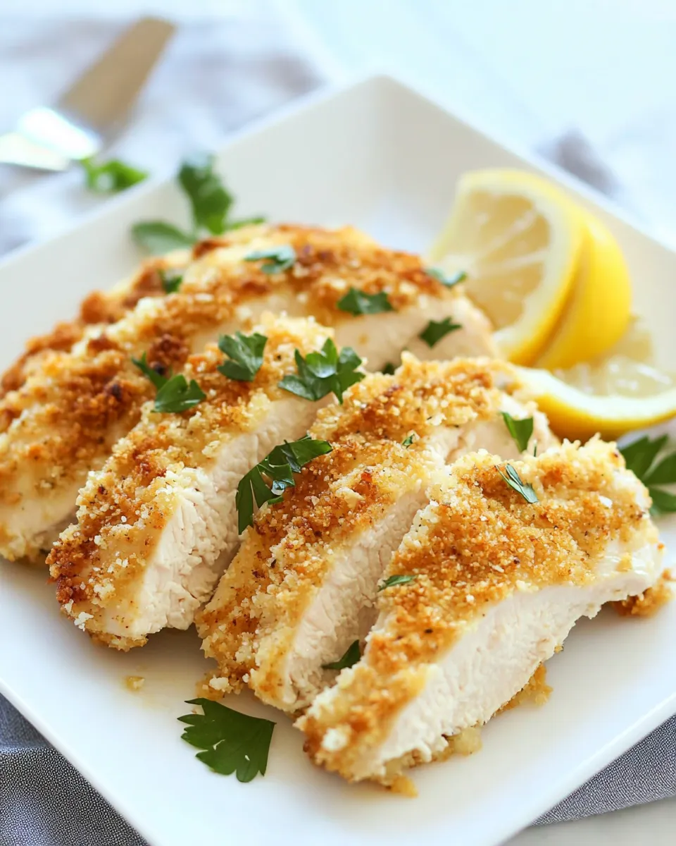 Easy Parmesan Crusted Chicken Recipe recipe photo