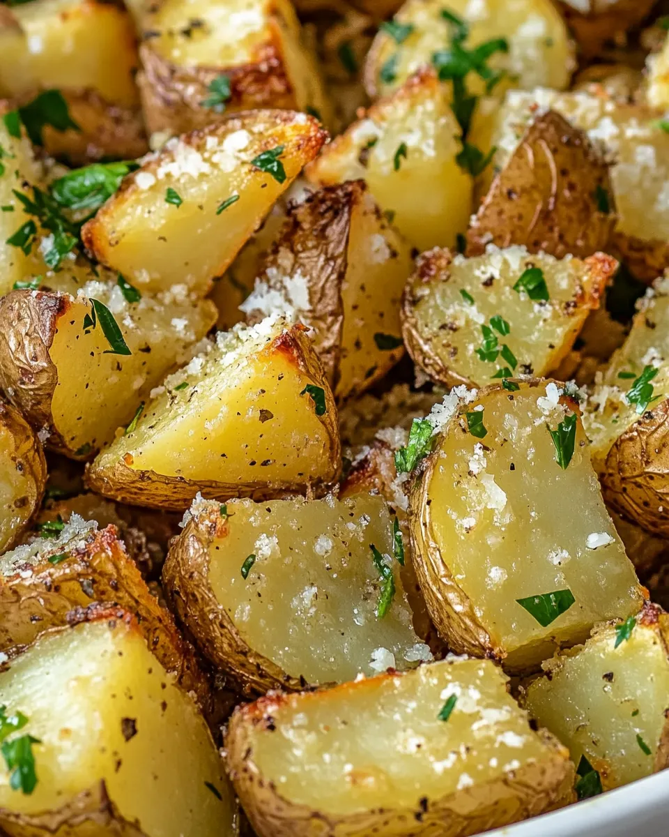 Classic Parmesan Garlic Roasted Potatoes image