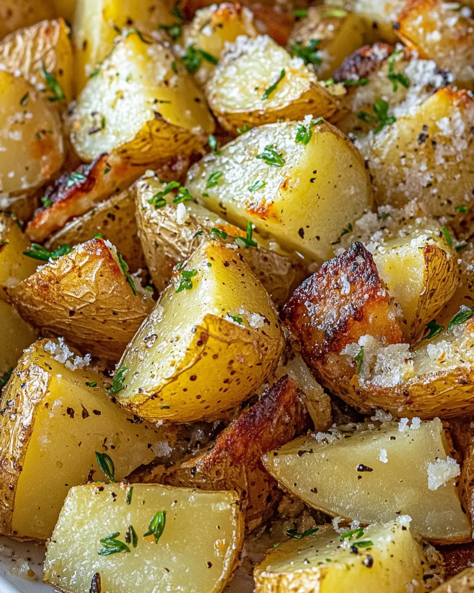Delicious Parmesan Garlic Roasted Potatoes dish photo