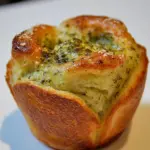 Homemade Parmesan Popovers With Pesto photo