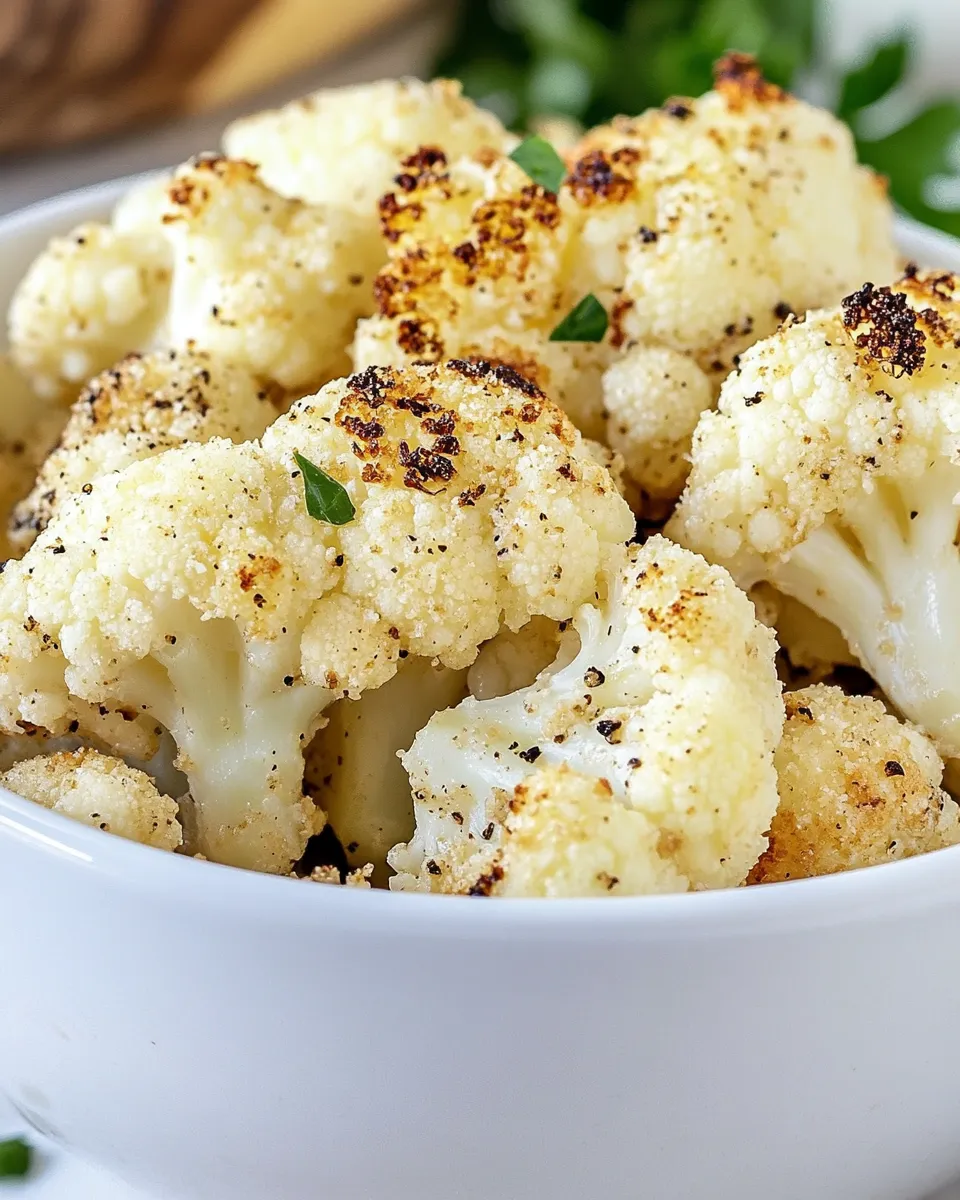 Easy Parmesan Roasted Cauliflower Recipe recipe photo