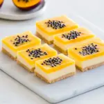 Homemade Passionfruit Cheesecake Bars photo