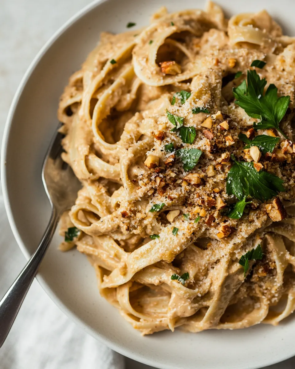 Easy Pasta with Creamy Eggplant-Walnut Pasta Sauce picture