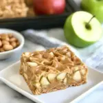 Homemade Peanut Butter Apple Bars photo