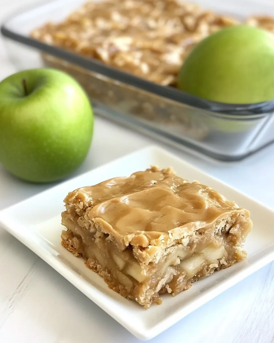 Delicious Peanut Butter Apple Bars dish photo