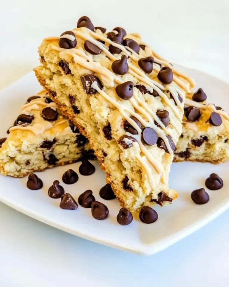 Homemade Peanut Butter Chocolate Chip Scones photo