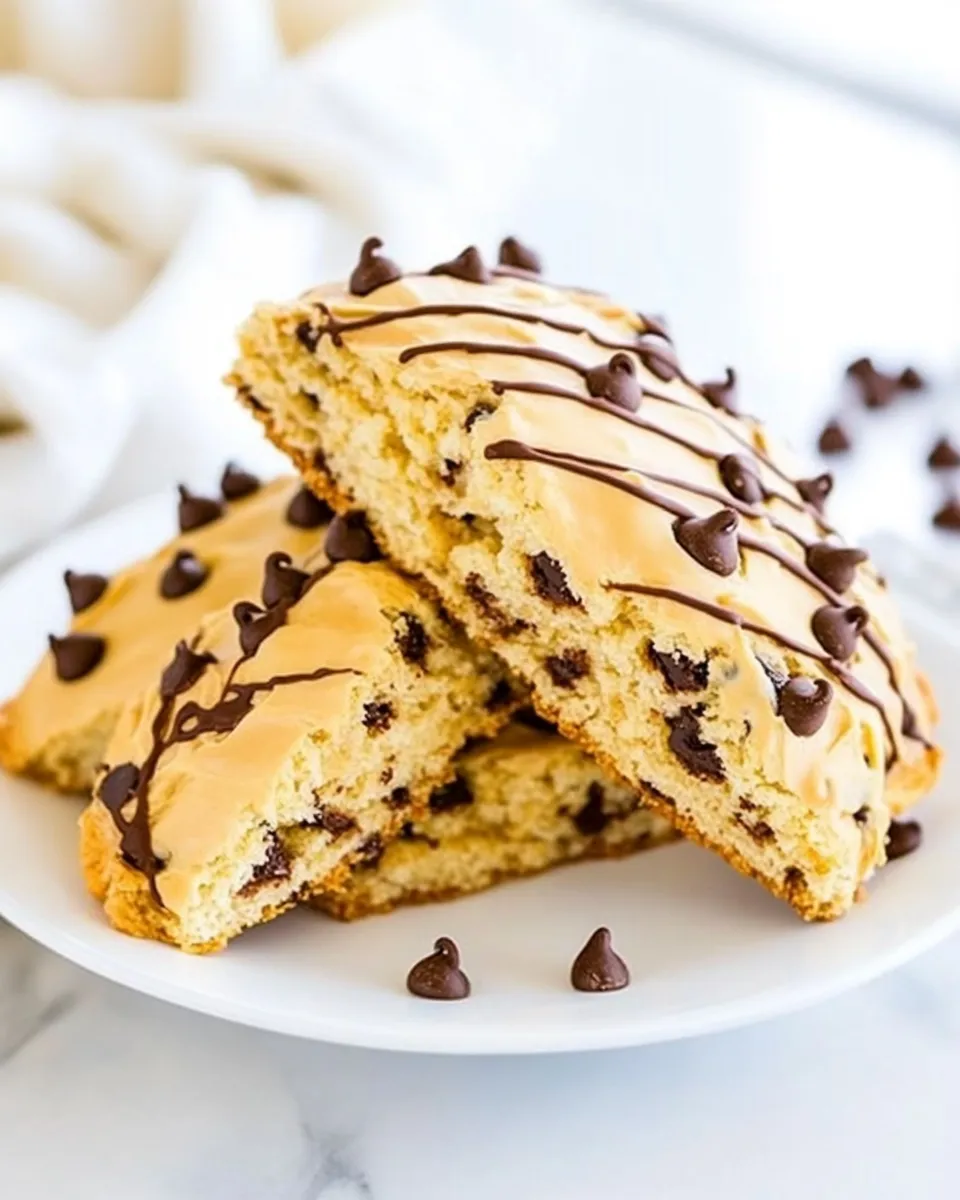 Classic Peanut Butter Chocolate Chip Scones image