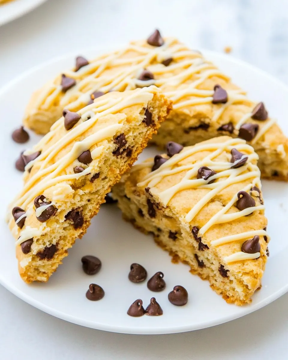 Easy Peanut Butter Chocolate Chip Scones recipe photo
