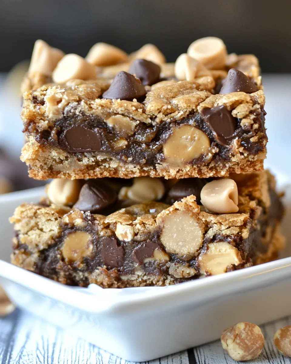 Homemade Peanut Butter Cup Magic Cookie Bars photo