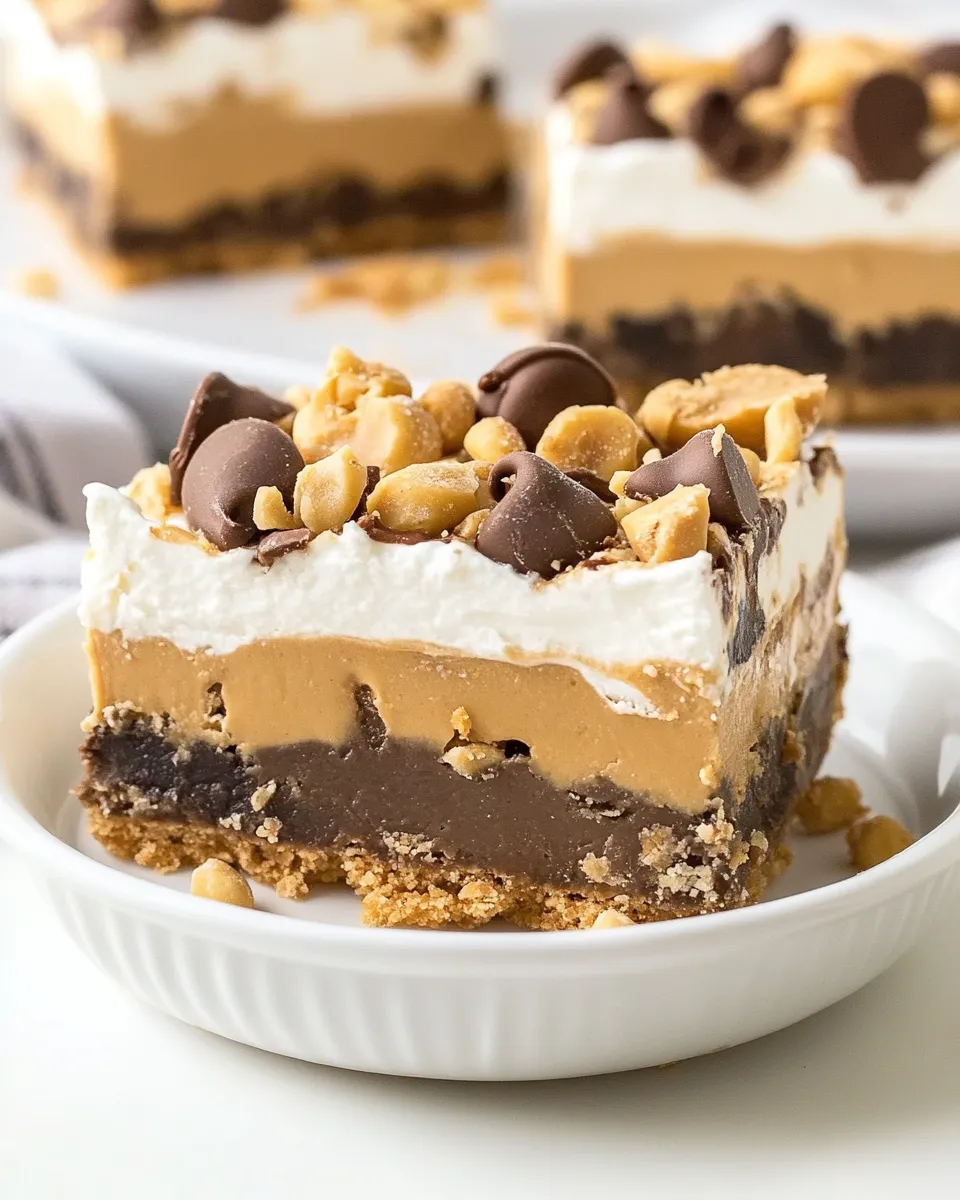 Homemade Peanut Butter Dream Bars photo