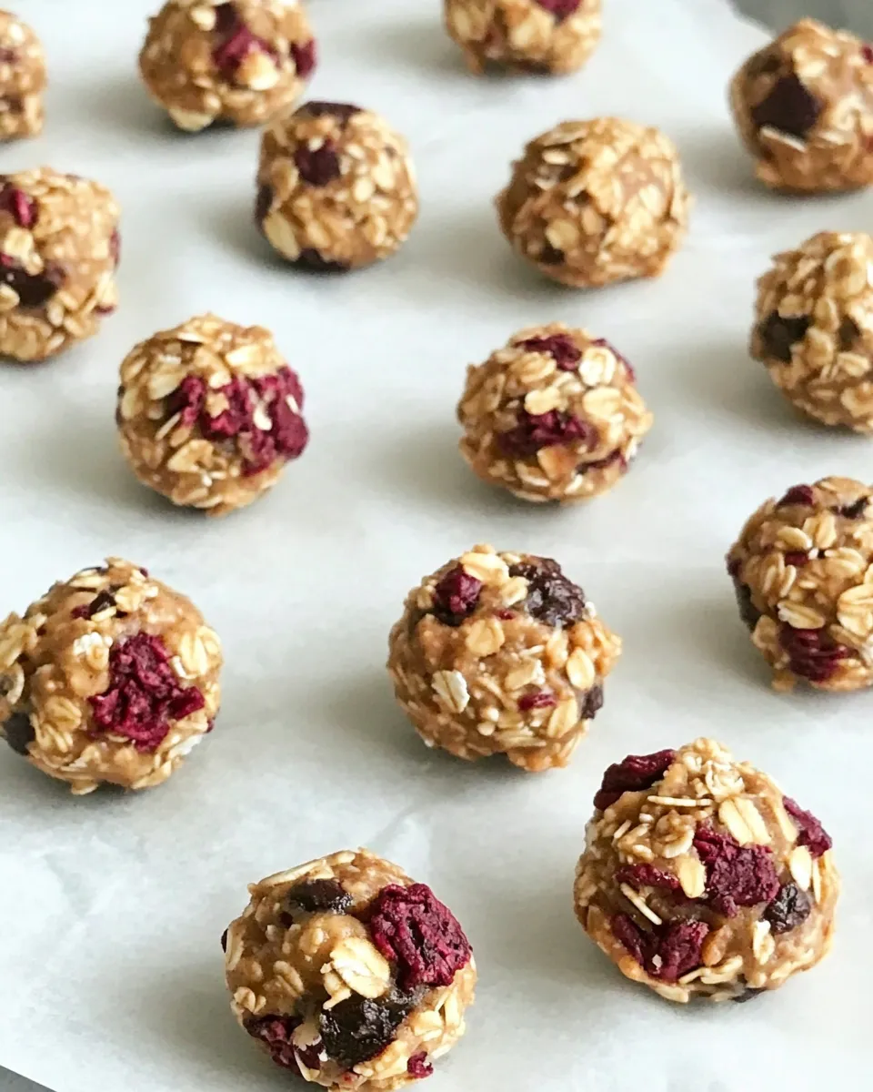 Homemade Peanut Butter Granola Balls photo
