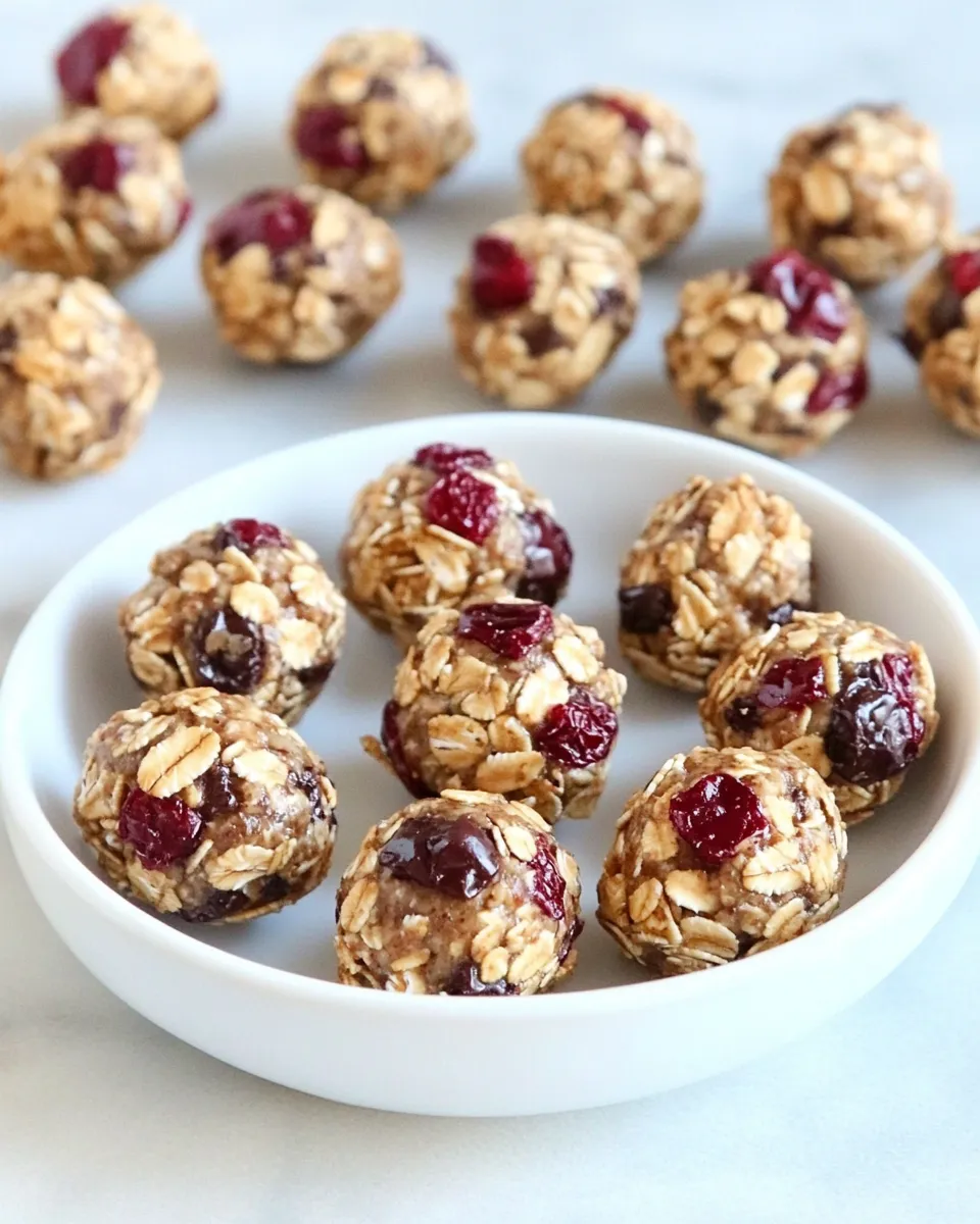 Delicious Peanut Butter Granola Balls dish photo