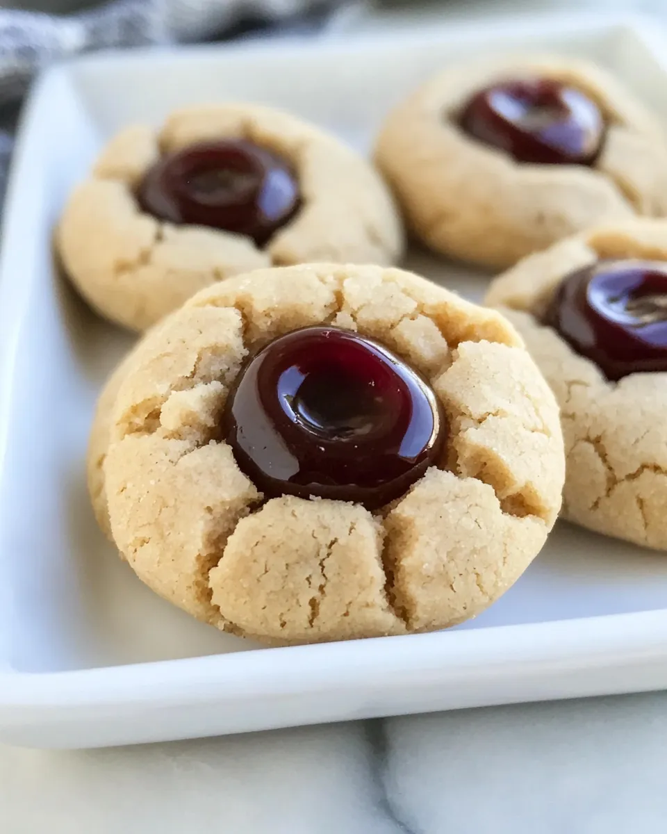 Homemade Peanut Butter Jelly Cookies photo