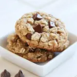 Homemade Peanut Butter Oatmeal Chocolate Chunk Cookies photo