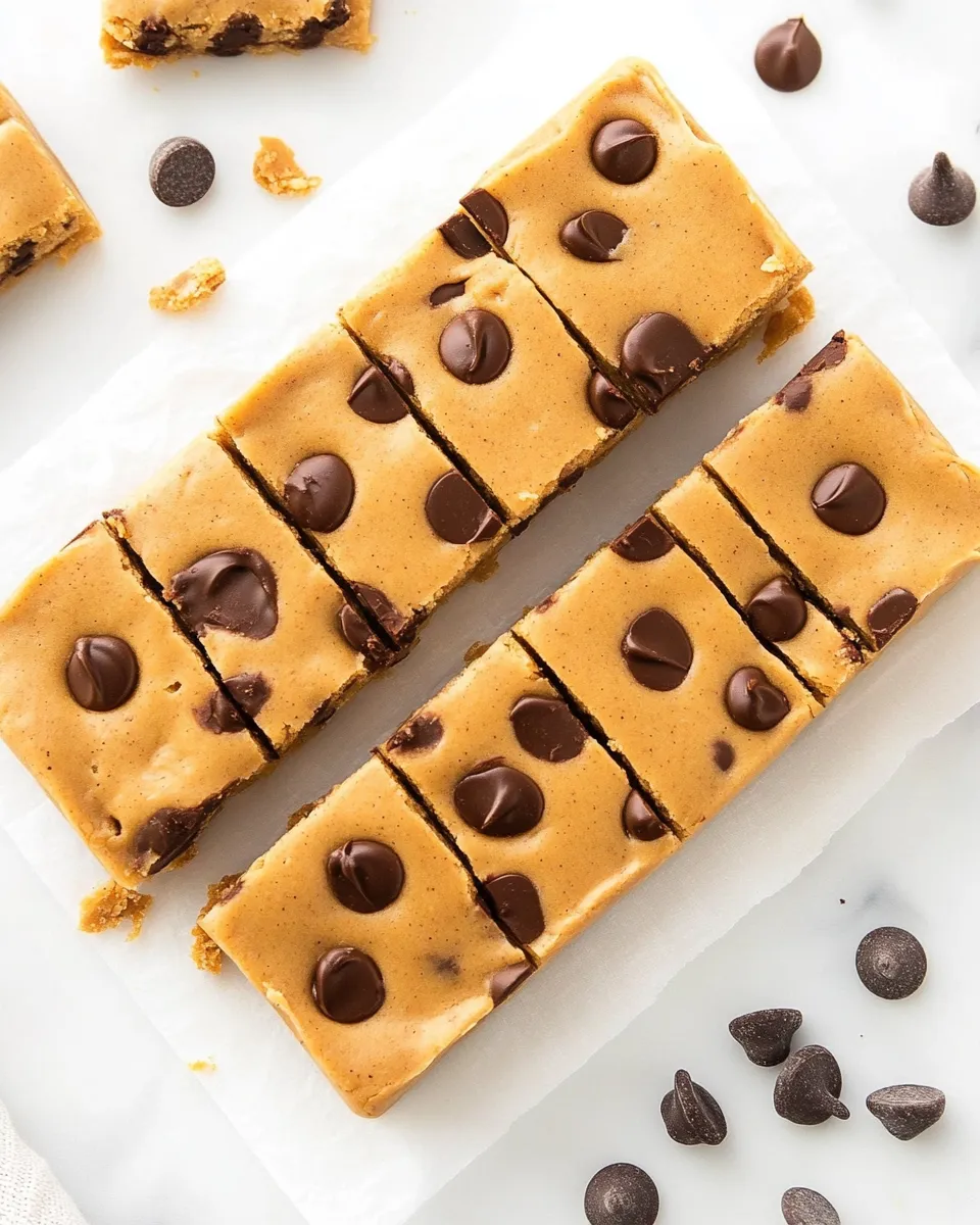 Classic Peanut Butter Protein Bars recipe image