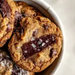 Homemade Peanut Butter Protein Chocolate Chip Cookies. photo