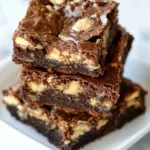 Homemade Peanut Butter Snickers Brownies photo