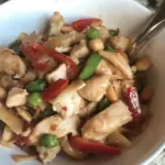 Homemade Peanut Chicken Bowl photo