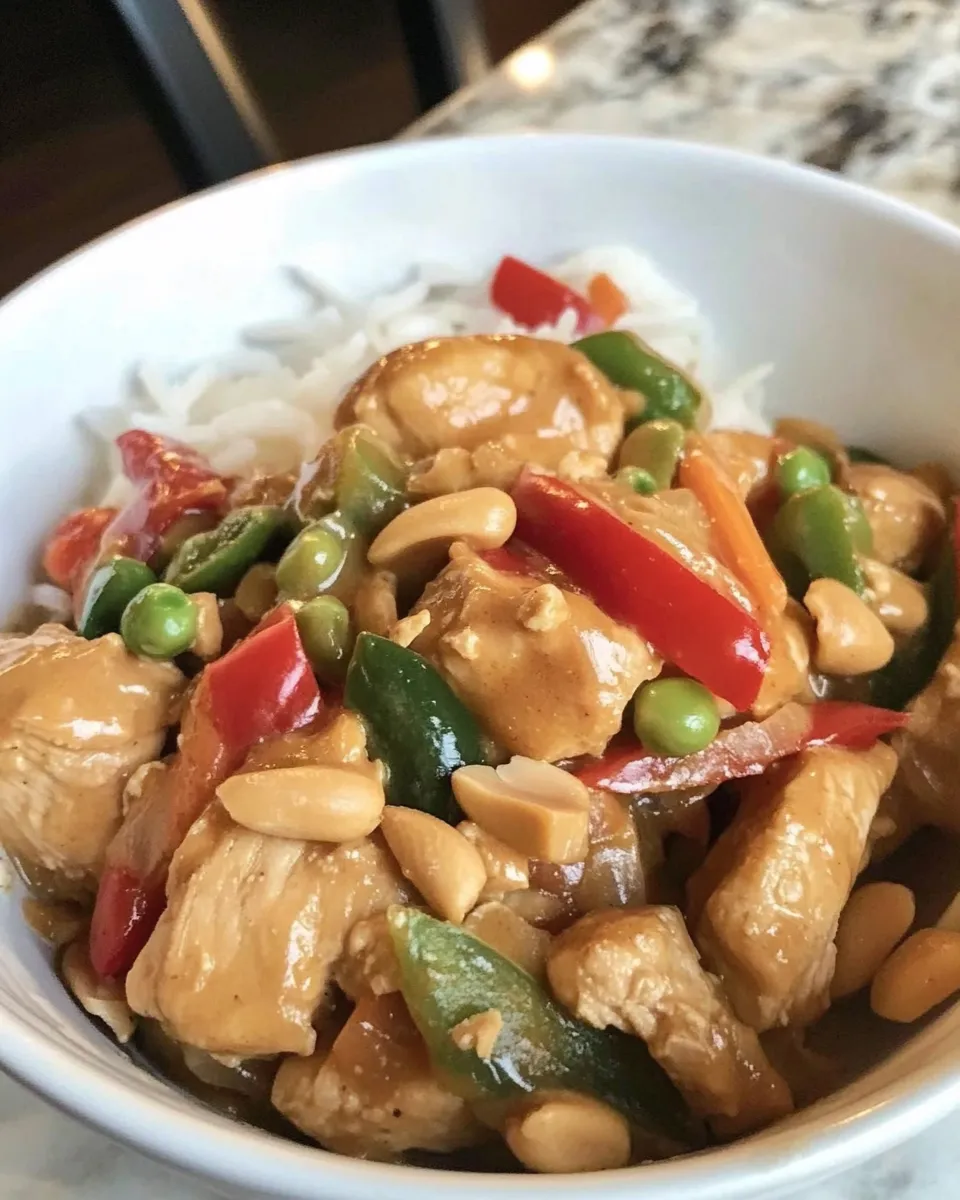 Classic Peanut Chicken Bowl image