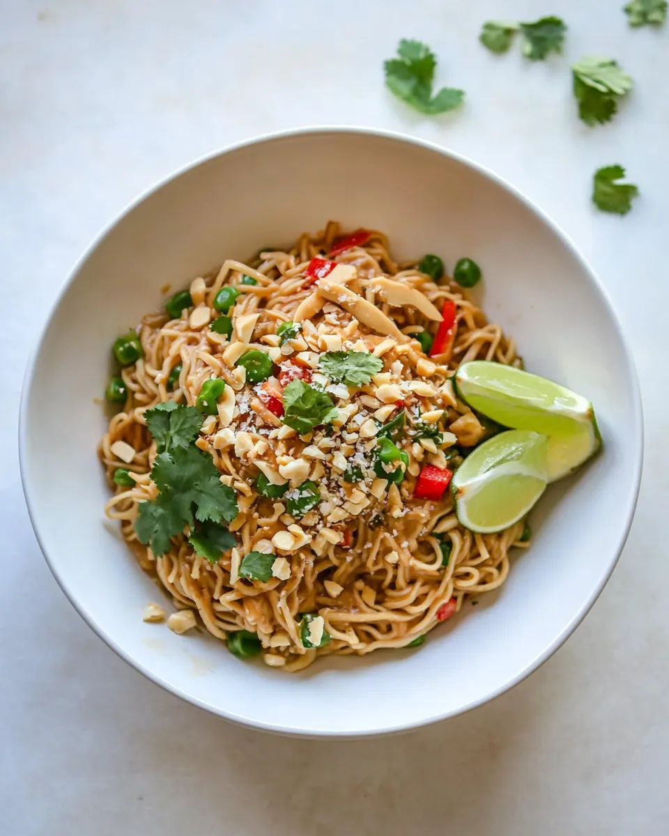 Classic Peanut Turkey Ramen Noodles image