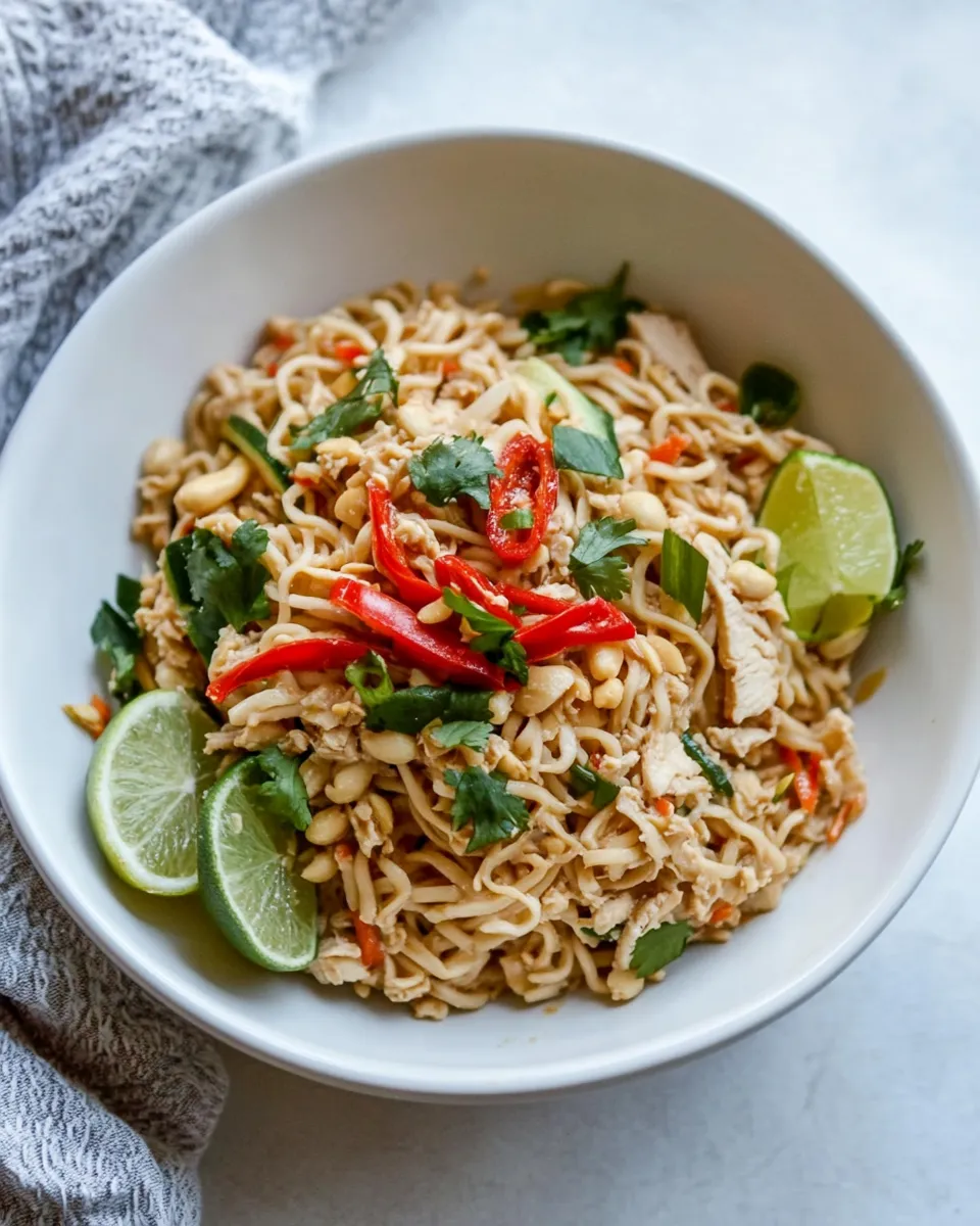 Easy Peanut Turkey Ramen Noodles recipe photo