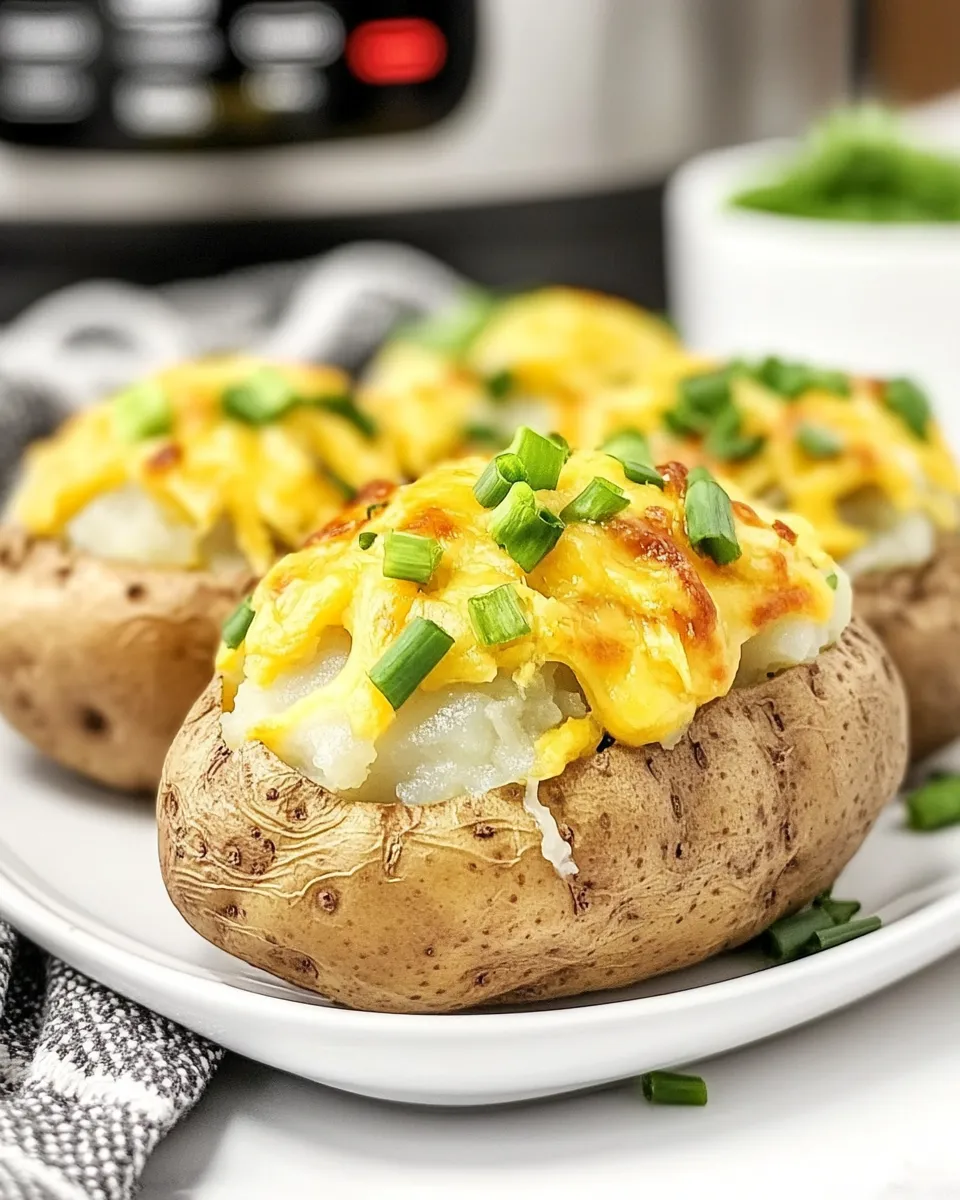 Homemade Perfect Instant Pot Baked Potatoes photo