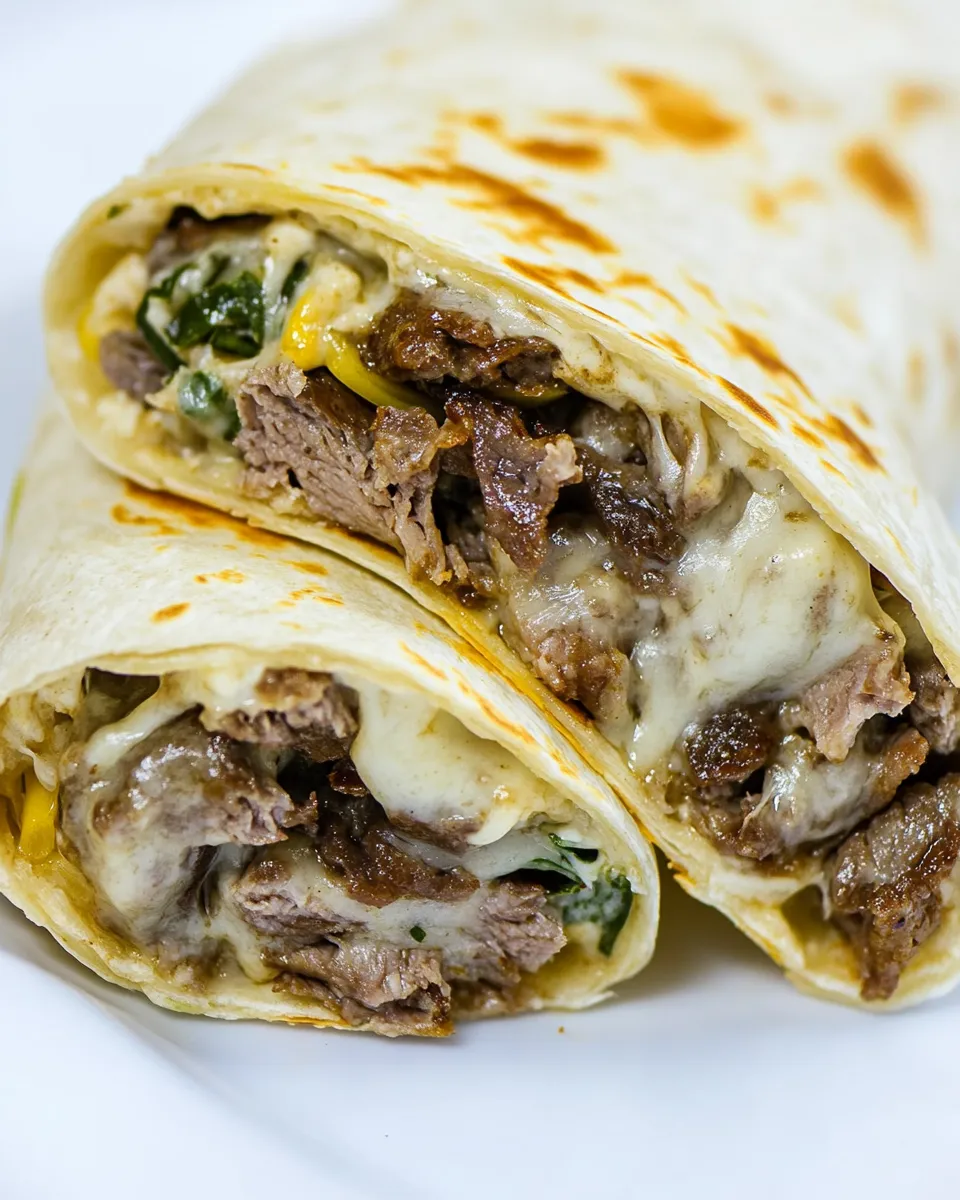 Classic Philly Cheesesteak Wrap image