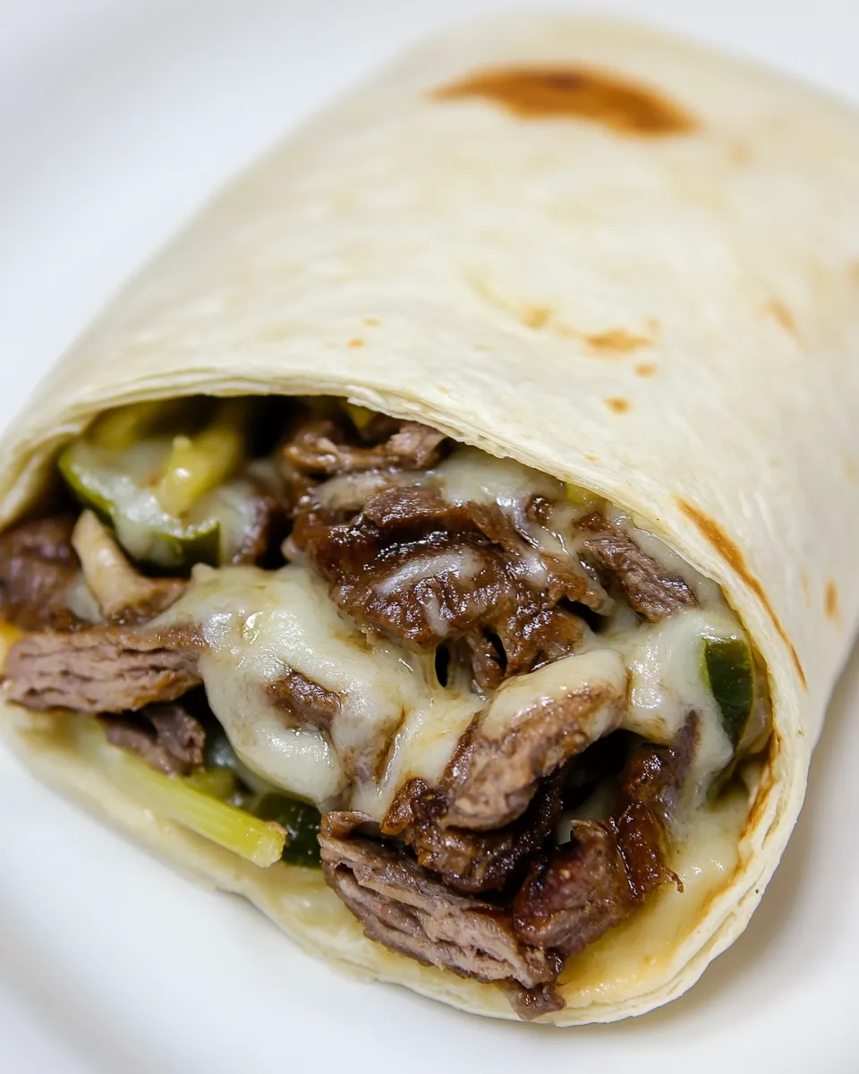 Delicious Philly Cheesesteak Wrap dish photo