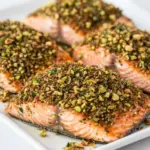 Homemade Pistachio Baked Salmon photo