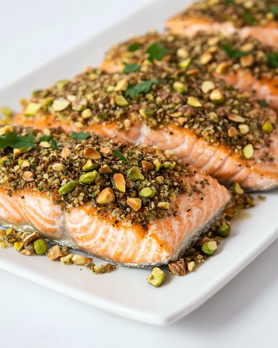 Easy Pistachio Baked Salmon picture