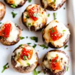 Homemade Pizza Dip Stuffed Mushrooms photo