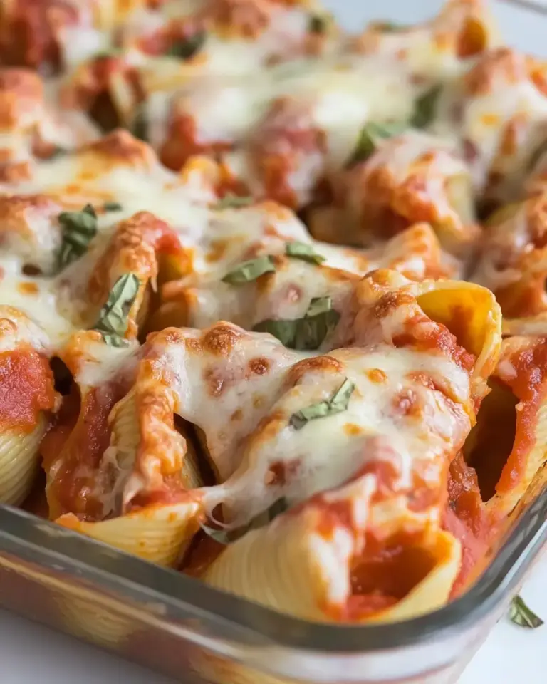 Homemade Pizza Stuffed Shells photo