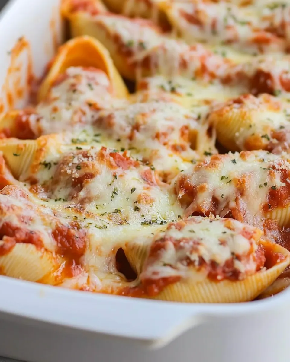 Classic Pizza Stuffed Shells recipe image