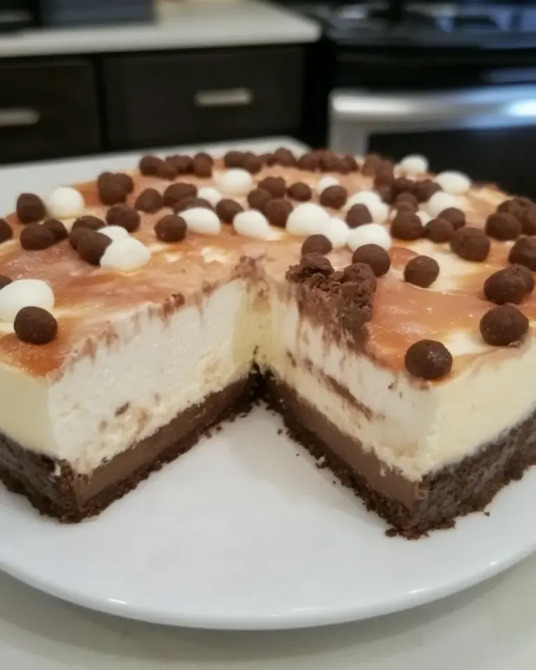 Homemade Polka Dot Cheesecake photo