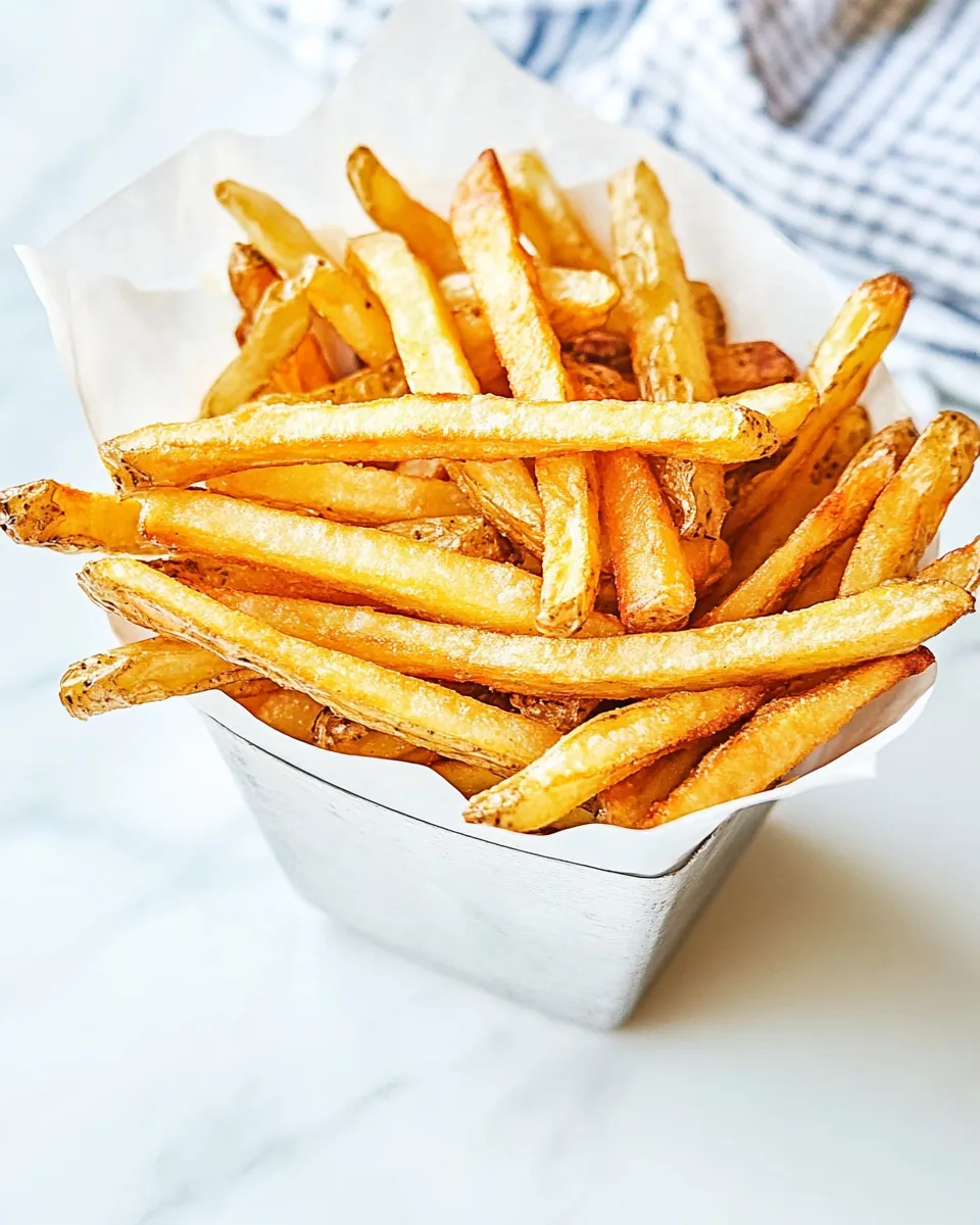 Homemade Pommes Frites Recipe photo