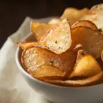 Homemade Potato Chips in the Microwave photo