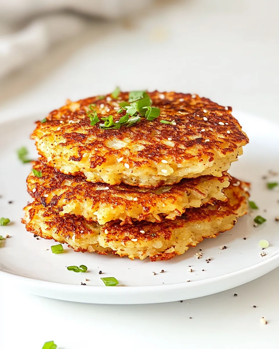Delicious Potato Pancakes Recipe plate image